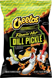 Cheetos® Flamin' Hot® Dill Pickle Flavored Snacks