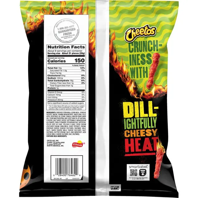 Cheetos® Flamin' Hot® Dill Pickle Flavored Snacks