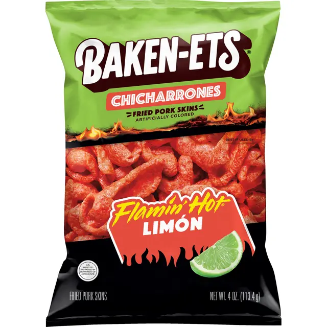 Baken-Ets® Flamin Hot® Limon Fried Pork Skins