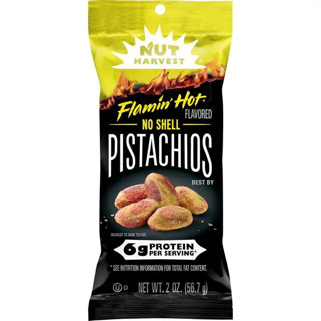 Nut Harvest® Flamin' Hot® No-Shell Pistachios