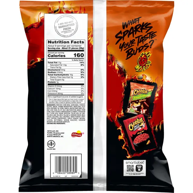 Cheetos® Crunchy Flamin' Hot® Cheese Flavored Snacks