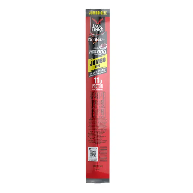 Jack Link's Beef Jerky Doritos Sweet & Tangy BBQ XL Sticks