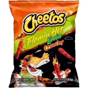 Cheetos® Crunchy Flamin' Hot® Limon Cheese Flavored Snacks