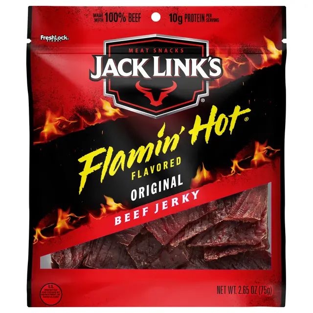 Jack Link's® Flamin Hot® Original Strip Beef Jerky