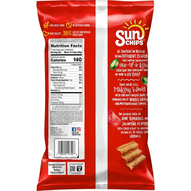 SunChips® Garden Salsa® Flavored Whole Grain Snacks