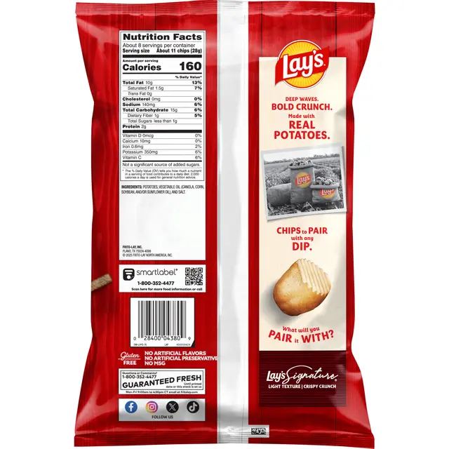 Lay's® Wavy Original Potato Chips