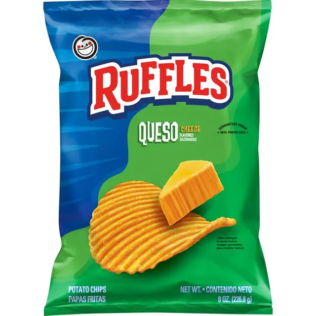 Ruffles® Queso Cheese Flavored Potato Chips