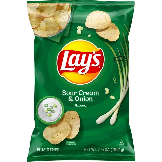 Lay's® Sour Cream & Onion Flavored Potato Chips