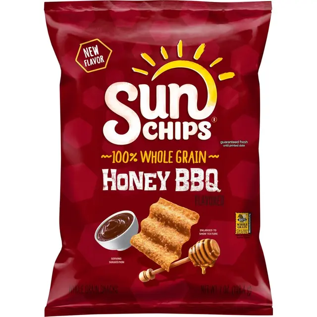 SunChips® Honey BBQ Flavored Whole Grain Snacks
