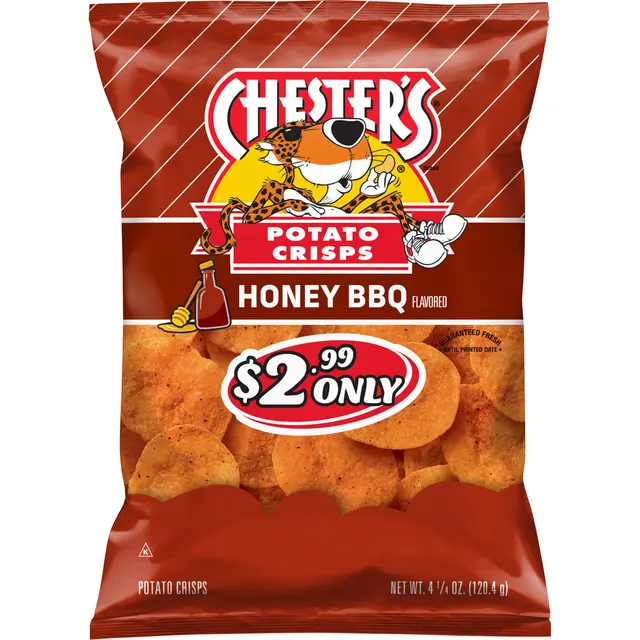 Chester's® Honey BBQ Flavored Potato Crisps