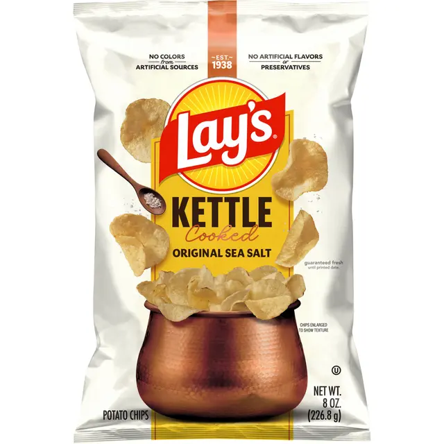 Lay's® Kettle Cooked Original Potato Chips