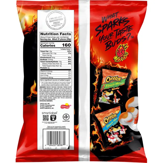Cheetos® Xxtra Flamin Hot® Crunchy Cheese Flavored Snacks
