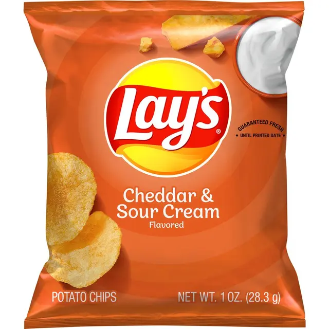 Lay's® Cheddar & Sour Cream Flavored Potato Chips