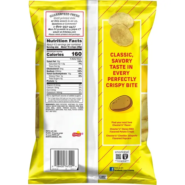Chester's® Original Potato Crisps