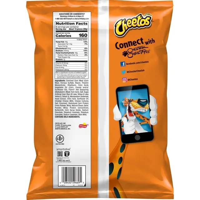 Cheetos® Puffs Flamin Hot® Cheese Flavored Snacks