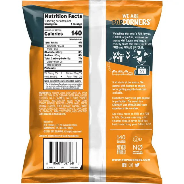 PopCorners® Spicy Queso Flavored Popped-Corn Snacks