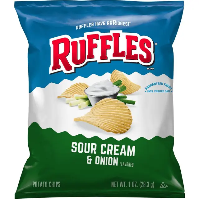 Ruffles® Sour Cream & Onion Flavored Potato Chips