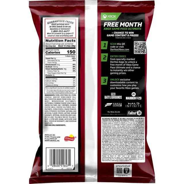 Doritos® Spicy Nacho Flavored Tortilla Chips