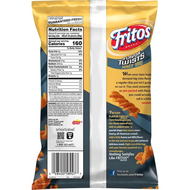 Fritos® Twists Honey BBQ Flavored Corn Snacks
