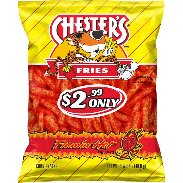 Chester's® Fries Flamin' Hot® Flavored Corn and Potato Snacks