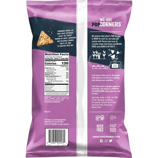PopCorners® Cinnamon Crunch Popped-Corn Snacks